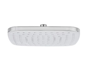 Rain Flow Square Overhead Shower with Rubbit Bit Cleaning System